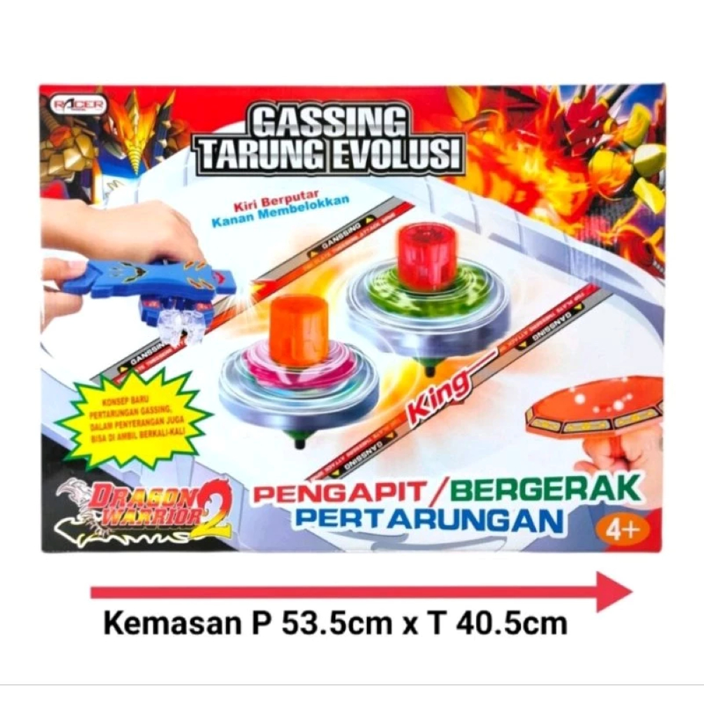 TSSJ Gassing Tarung Evolusi Dragon Warrior 2 Mainan Tarung Gasing Anak-anak