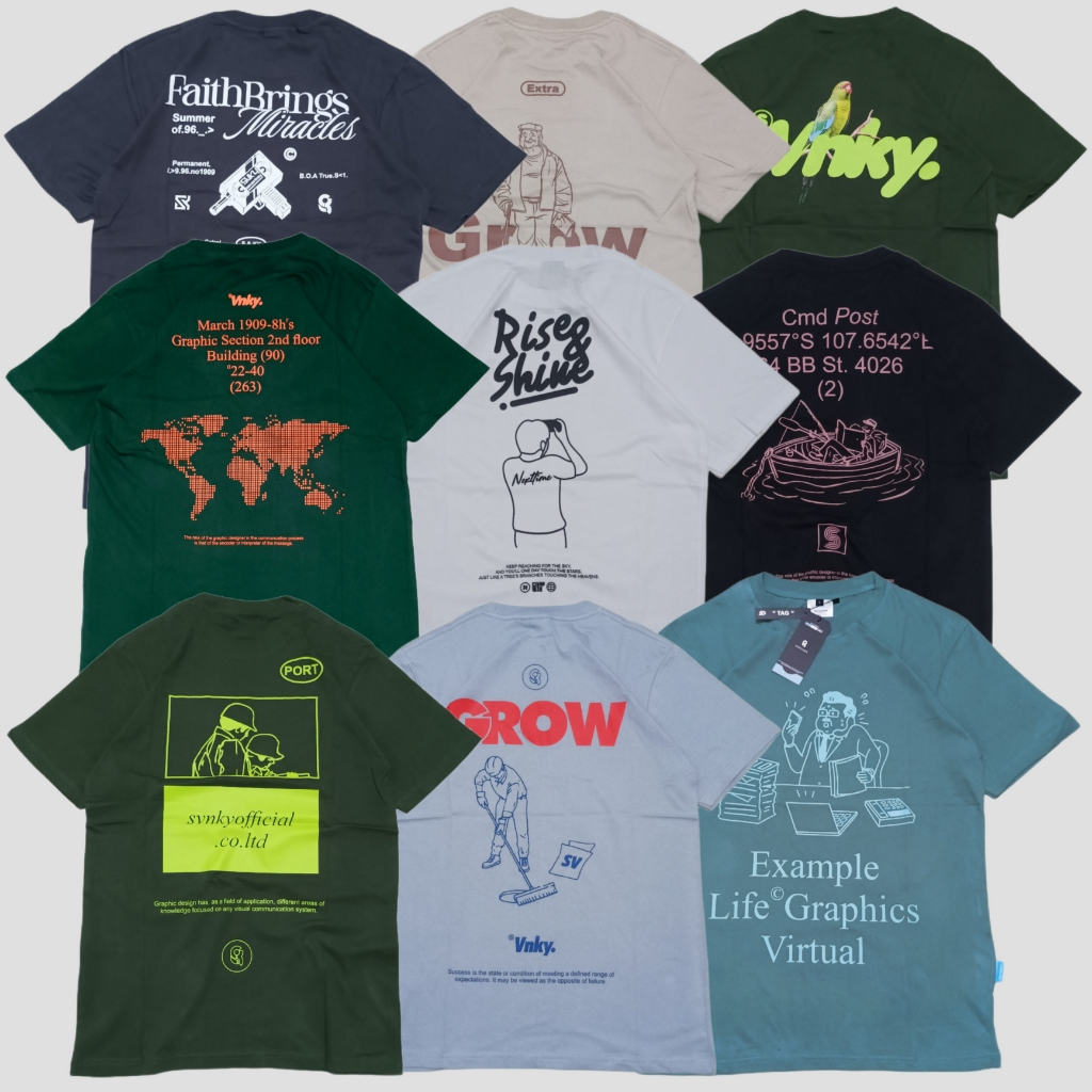 Kaos Distro Original / Tshirt Distro / Baju Distro NEXT TIME SEVENKEY