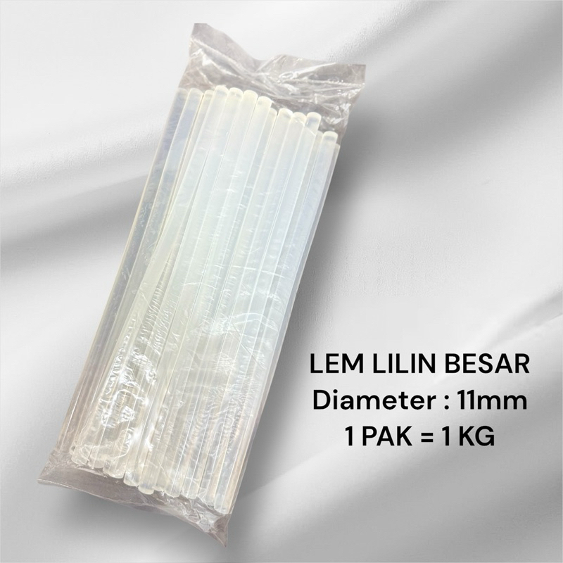 

Lem Lilin Besar Isi Tembak | Glue Gun Refill | Lem Bakar 1 Pak = 1 Kg