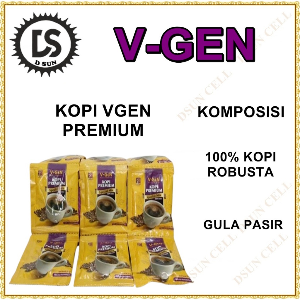 

V-GEN KOPI PREMIUM Spesial Mix Kopi+Gula