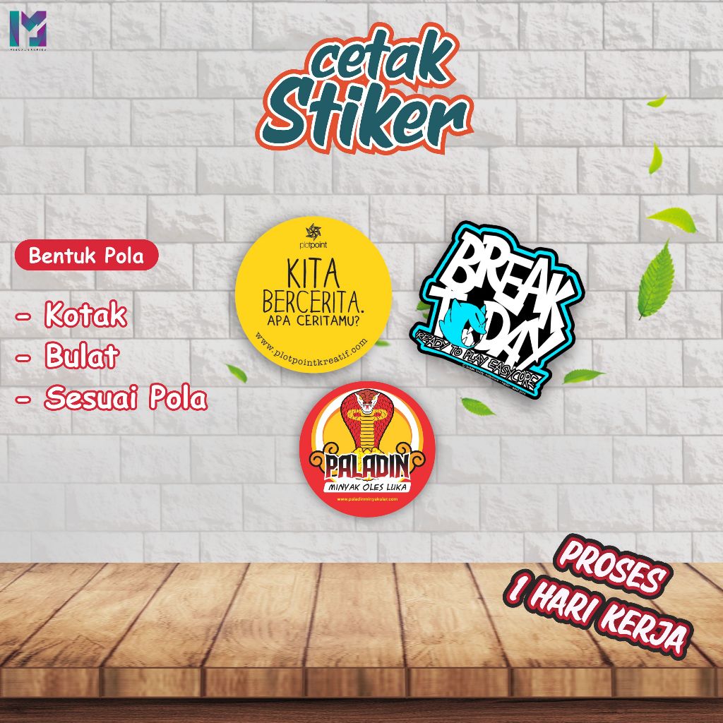 

Cetak Stiker Berkualitas, Cepat dan Murah