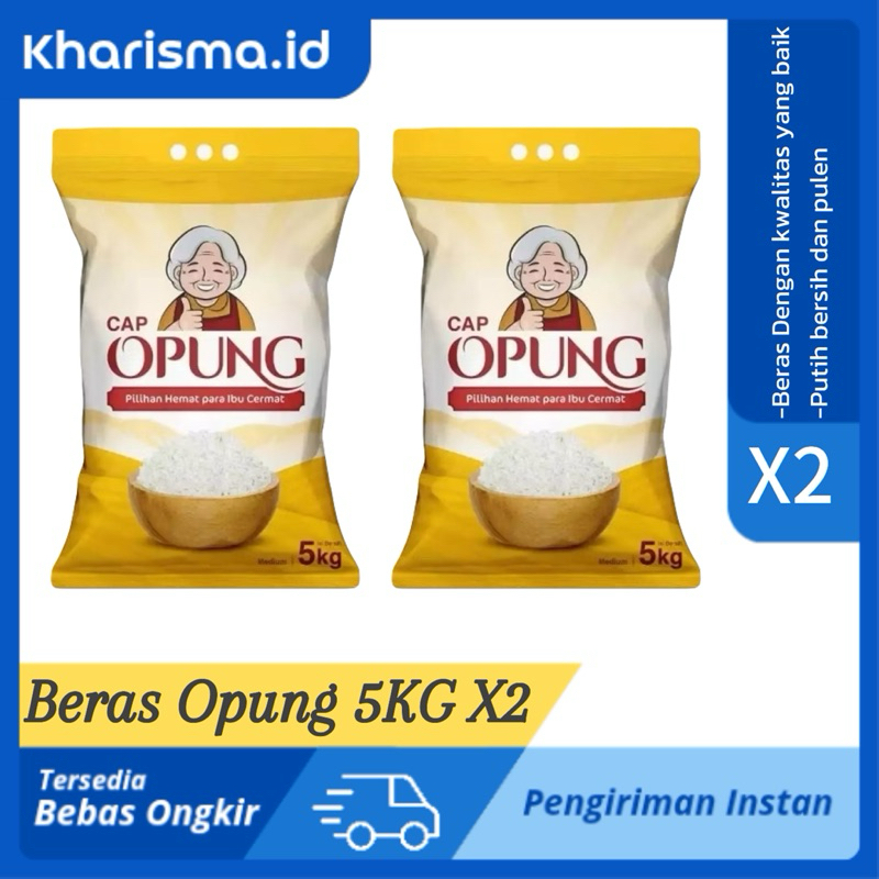 

BERAS OPUNG 5KG X2 | Promo opung 5kg paket hemat