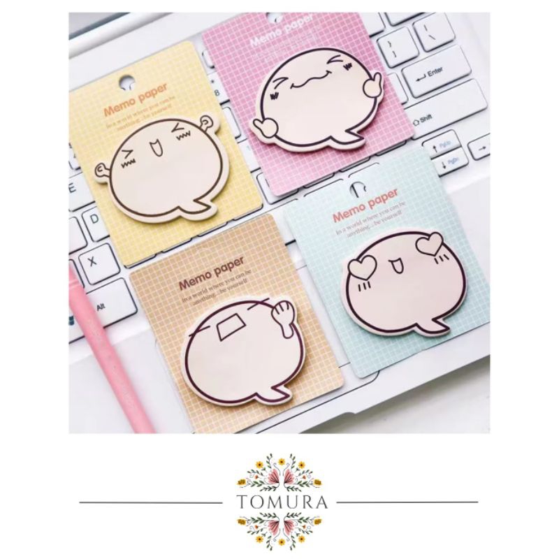 

Sticky Notes Motif Emoji Ekspresif Tempelan Kertas Catatan Memo Muka Wajah Lucu Murah Stationary