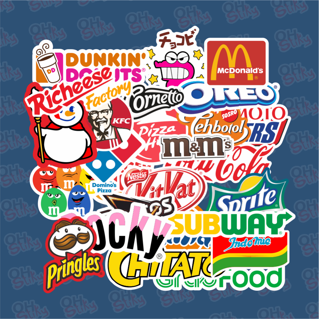 

Stiker sticker Pack tumblr FOOD N DRINK STIKER MAKANAN DAN MINUMAN 27 PCS