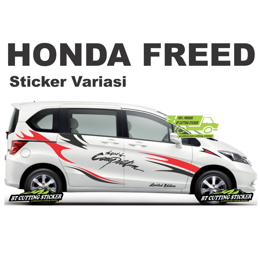FR21 sticker mobil honda freed stiker mobil honda freed sticker mobil freed sticker body mobil honda