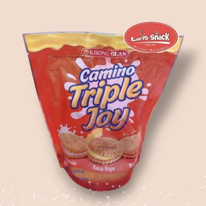 

Khong Guan Camino Triple joy Biscuit Pouch