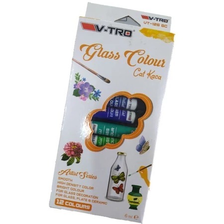 

(1SET) CAT KACA / GLASS COLOR MEREK V-TRO