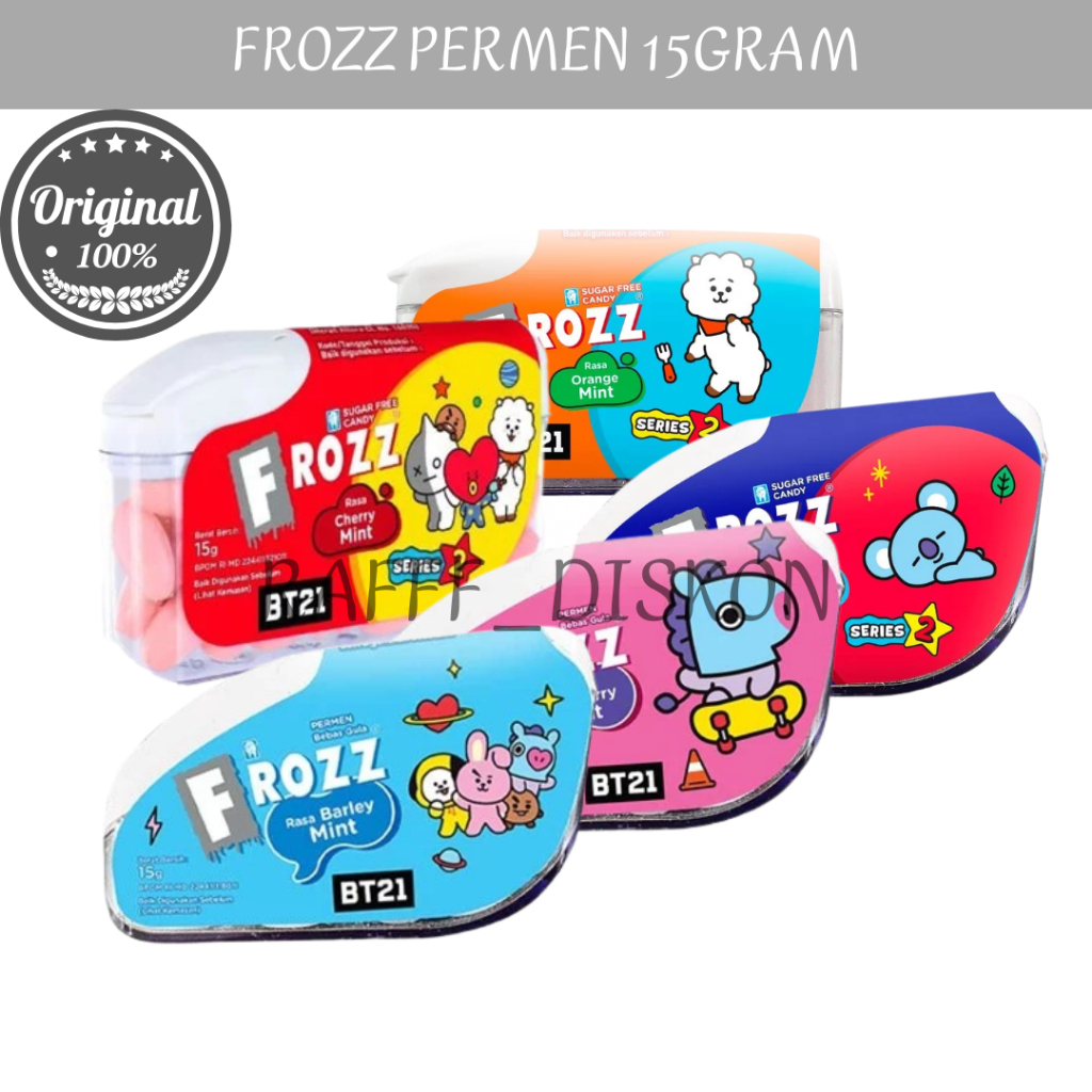 

Frozz Permen ukuran 15gram