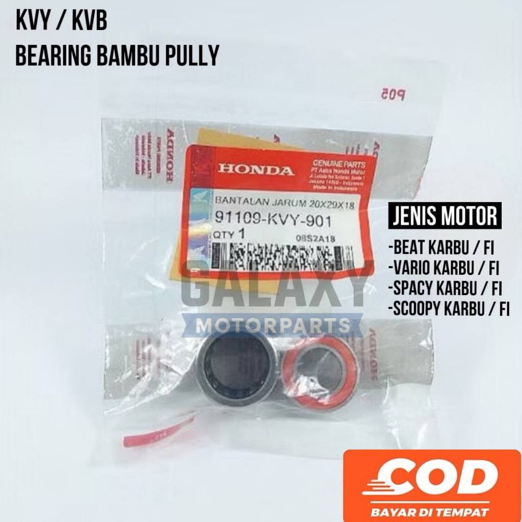 Bearing Laher Bambu As Pully Pulley CVT Honda Vario Beat Scoopy Spacy Karbu Dan FI KVY / KVB