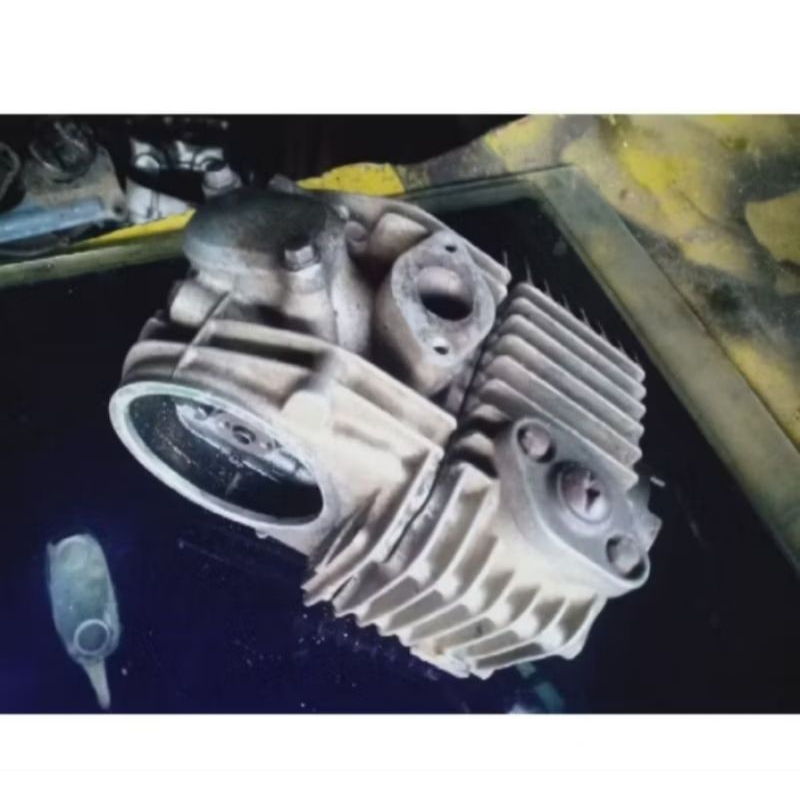 blok head+blok seher motor Honda karisma original second copotan
