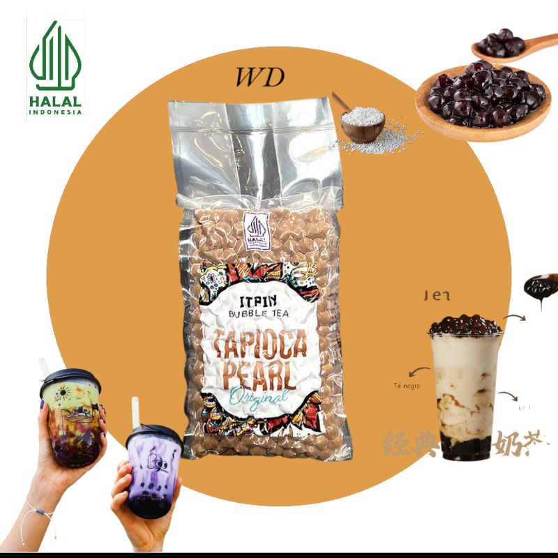 

Boba Tapioca pearl It pin/Tapica Original 1kg