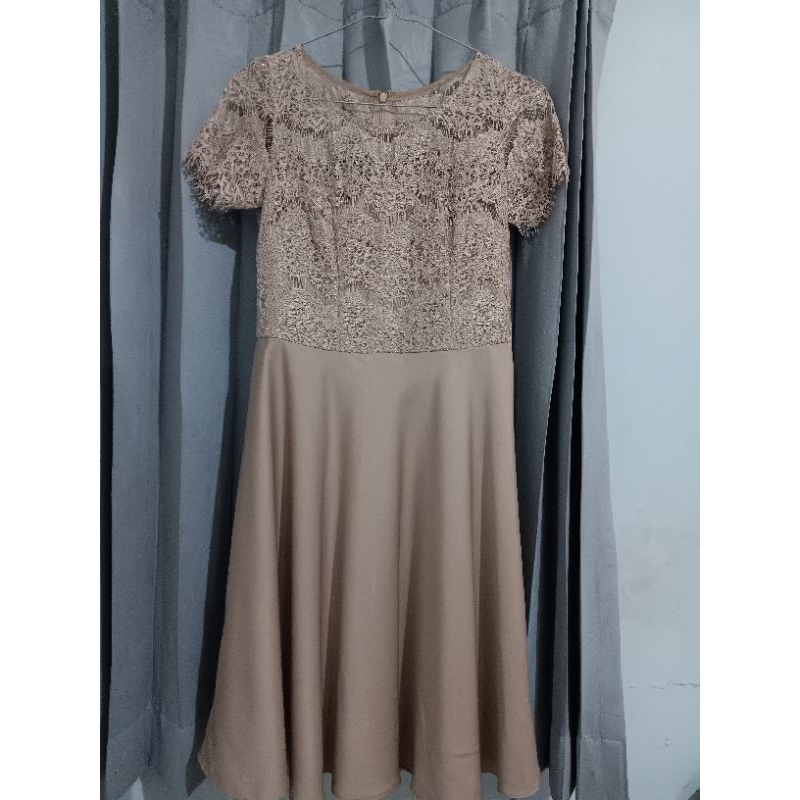 (PRELOVED) Mini Dress Kebaya Lengan Pendek