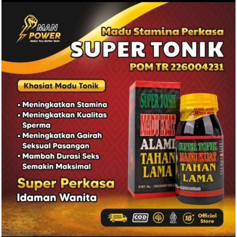 

Madu Super Tonik Tjap Kuda Original Kuat Tahan Lama di Ranjang / Madu Kuat Tahan Lama Ori 100%
