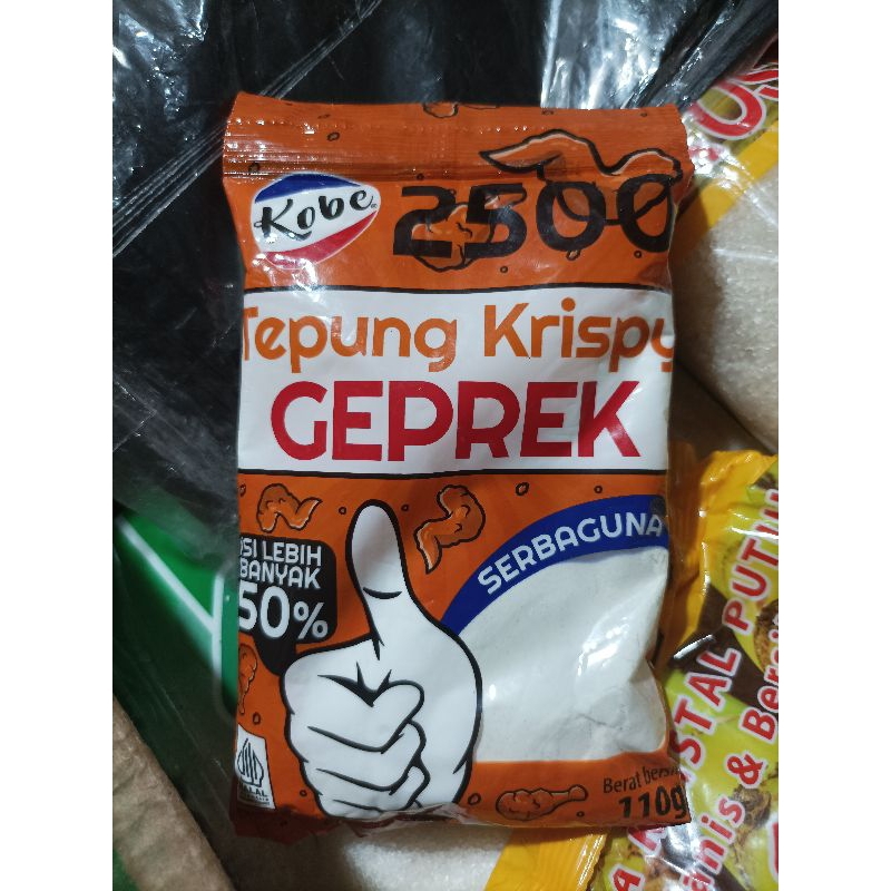 

Kobe Tepung Crispy Geprek 110gr