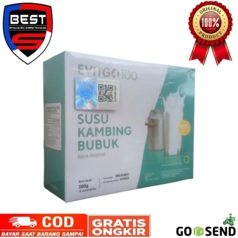 

EVITGO 100 SUSU KAMBING BUBUK ORIGINAL 100% PT BEST KEMASAN TERBARU