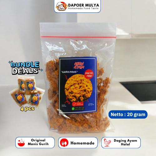 

Abon Ayam 20 gram kemasan mini Homemade/Masakan rumahan | Bisa untuk hantaran hajatan