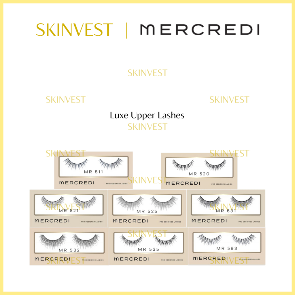 MERCREDI Luxe Upper False Lashes - Bulu Mata Palsu Atas MR 511 520 521 525 531 532 535 593
