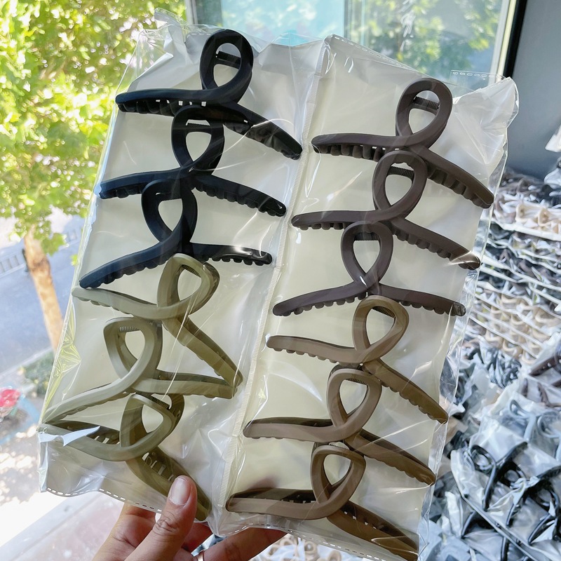 Jedai Rambut Korean Style / Jepitan Rambut / Doff & Glossy / Flower / Aksesoris Hair Claw Clip
