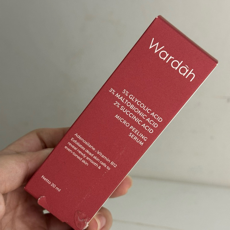 wardah micro peeling serum
