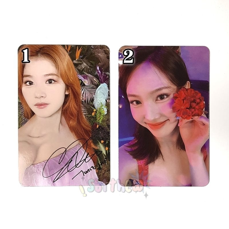 [READY STOCK] PHOTOCARD PC ALBUM TWICE MORE & MORE M&M MNM MINATOZAKI SANA SIGNED TASTE OF LOVE TOL 