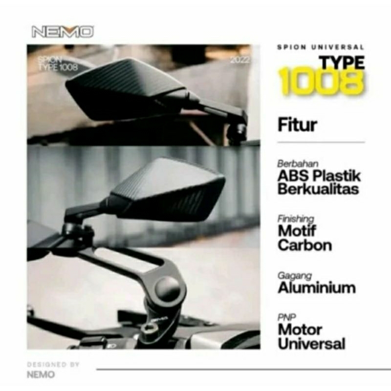 Spion Model Ducati Nemo 1008 Universal