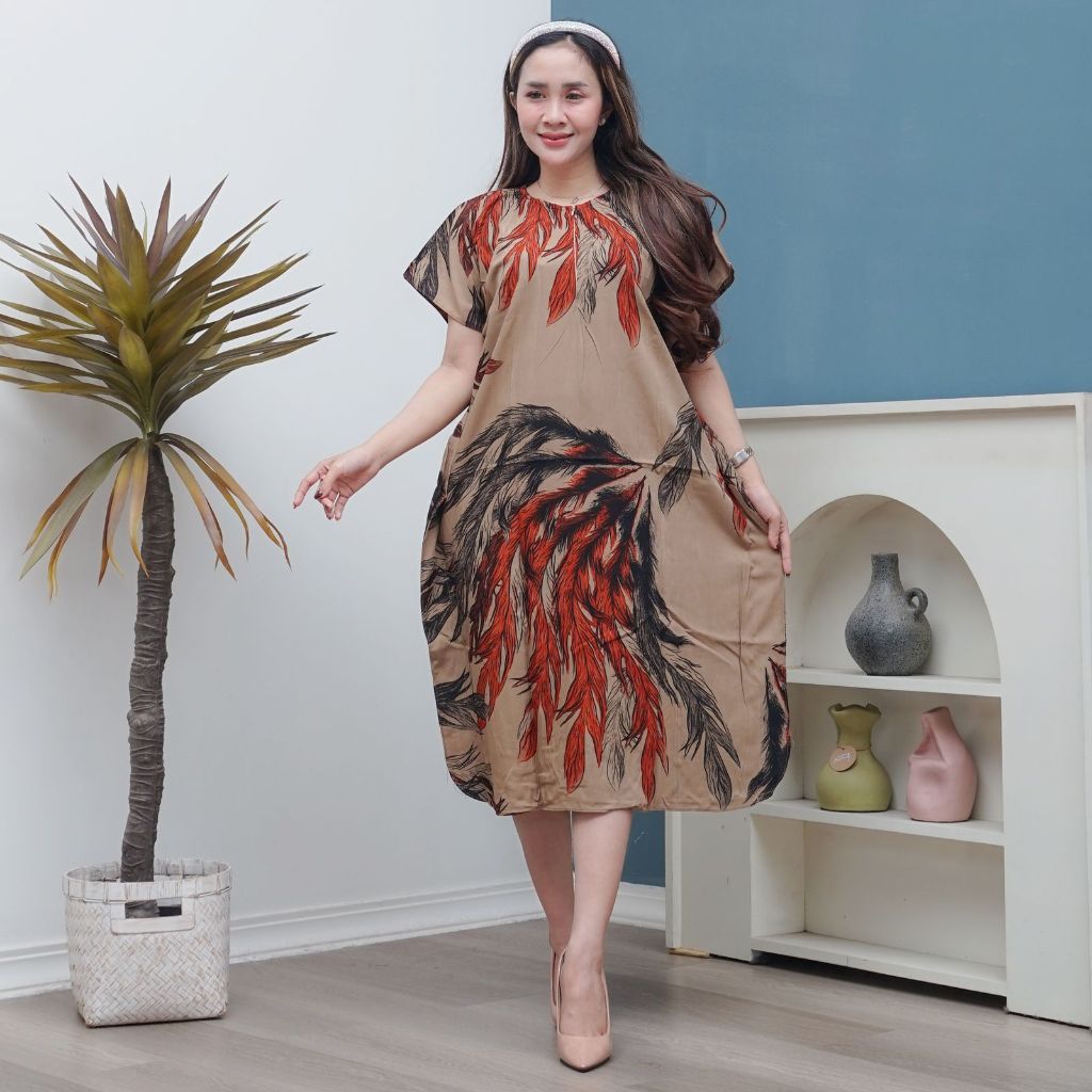 Daster Baju Tidur Ukuran Jumbo Model Lowo LD 130 PB 110 Bahan rayon Busui friendly