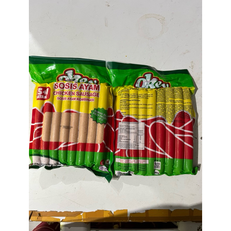 

sosis okey 500 gram rasa ayam isi 15