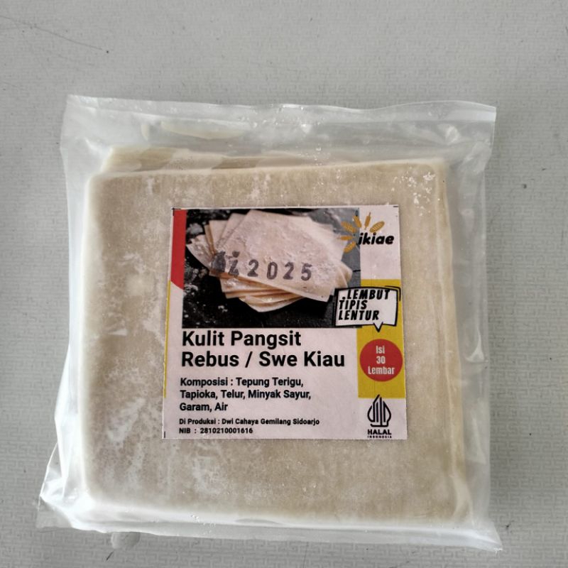 

kulit pangsit rebus (swekiau) merk ikiae murah