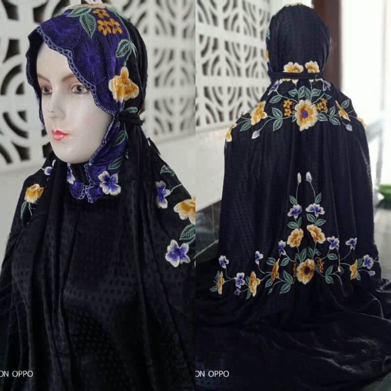 Mukena Terusan Sutra Blitz Warna