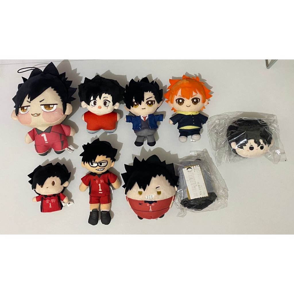 Official Fuwakororin Chopinui Noru Chibi Plush Fingerdoll Kuroo Tetsurou Hinata Shoyo