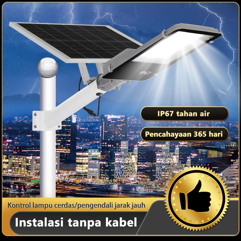 YEEXi  Outdoor Lampu Tenaga Surya LED 1000W Pencahayaan Luas  outdoor otomatis solar light Waterproo