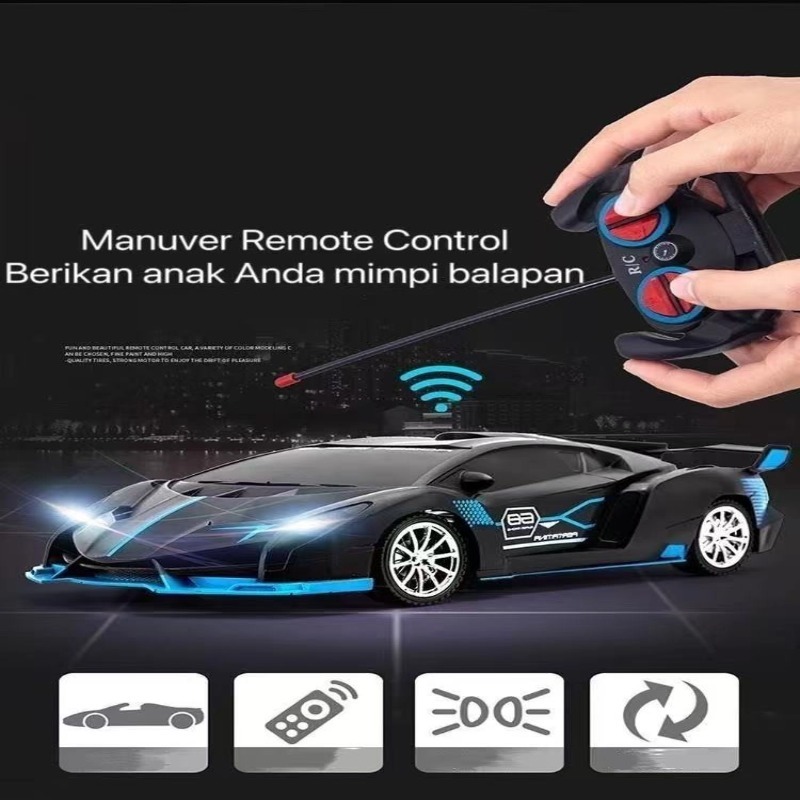 Simulasi Anak-anak Mobil RC Mobil Balap Drift Kecepatan Tinggi Mobil Balap 4WD Mobil Sport Mobil Bal