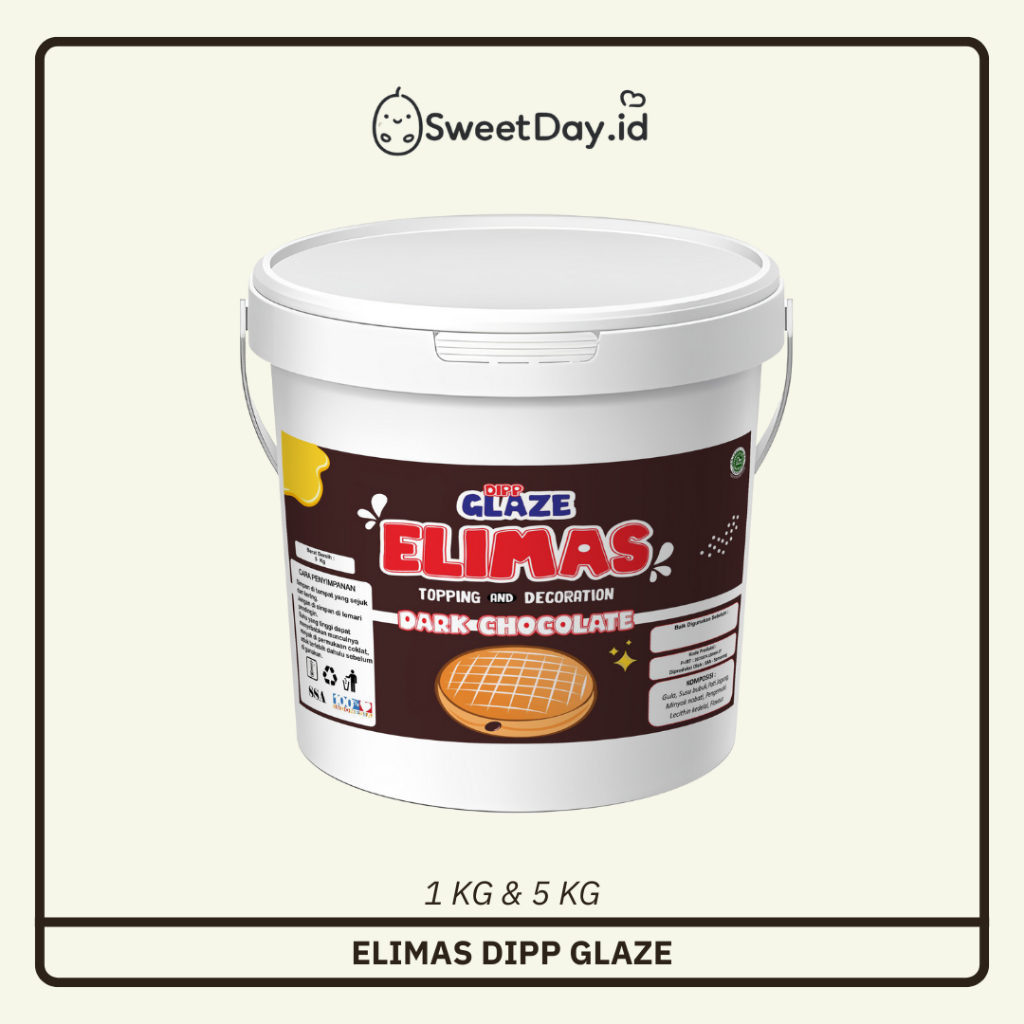 

Glaze Elimas Cokelat Kemasan 1 Kg dan 5 Kg
