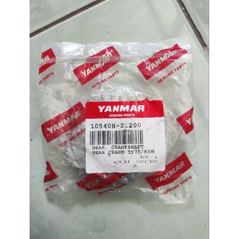 gear crank crankshaft askrug Yanmar TF 75 85 TF85 asli original