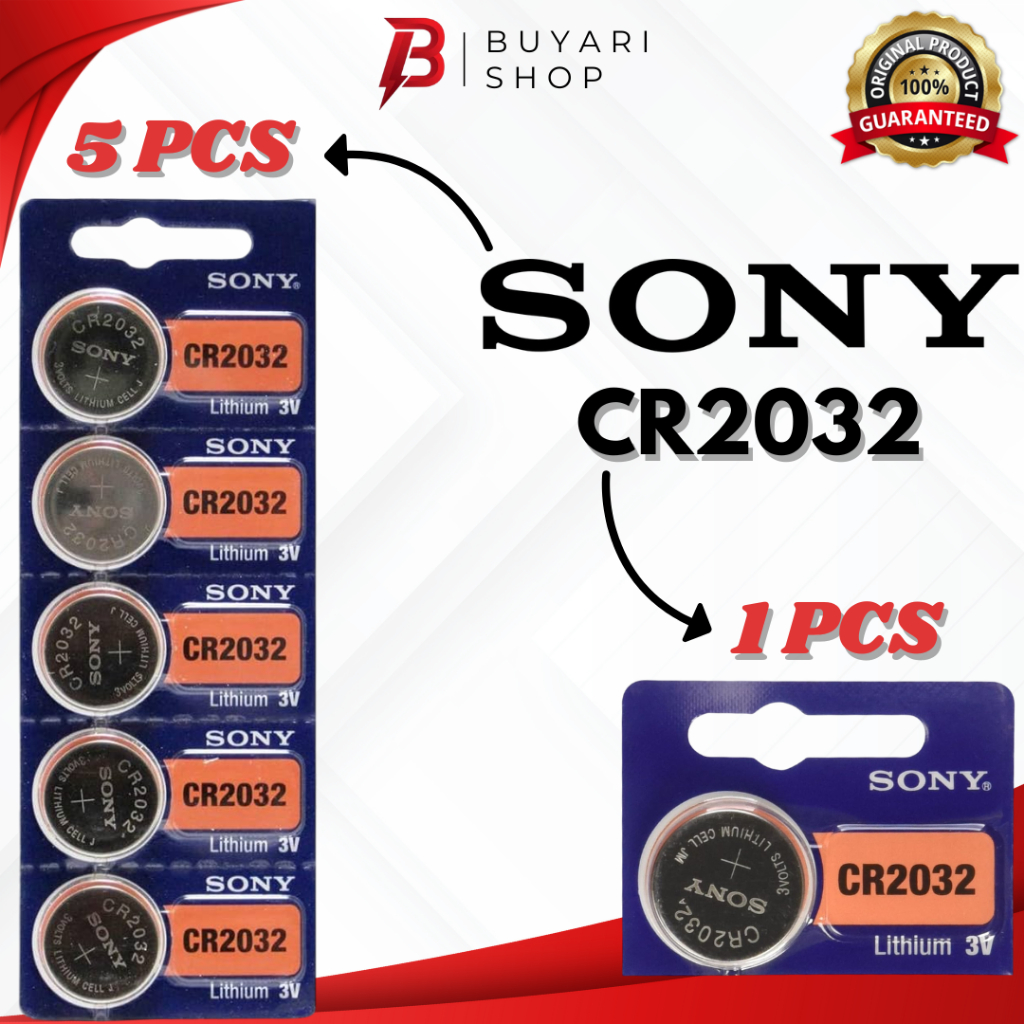 SUPER HEMAT Baterai Batre Batrai Batrei CMOS Sony CR2032 Laptop PC Baterai Timbangan Digital badan C