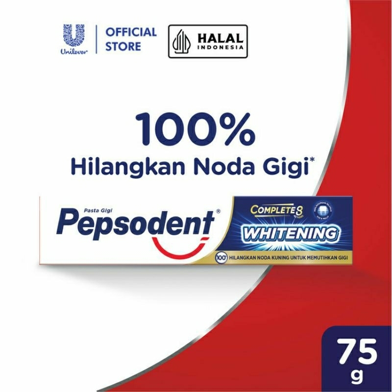 pepsodent whitening 75gr