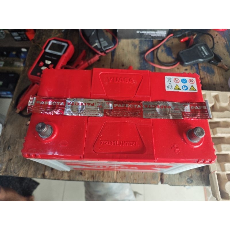 AKI BATERAI BASAH YUASA PAFECTA N70ZL/75D31L 75AH INNOVA PAJERO