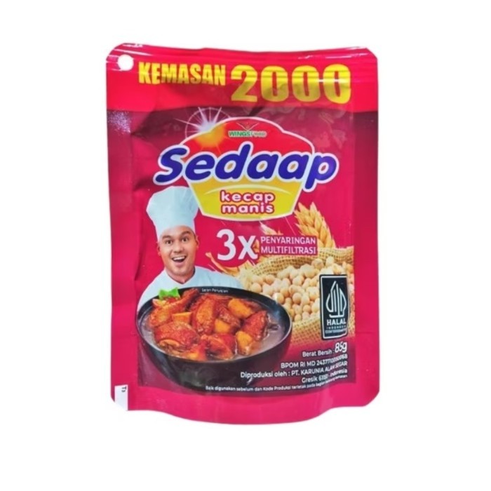 

Sedaap Kecap Manis pouch kemasan 2000 [77g]