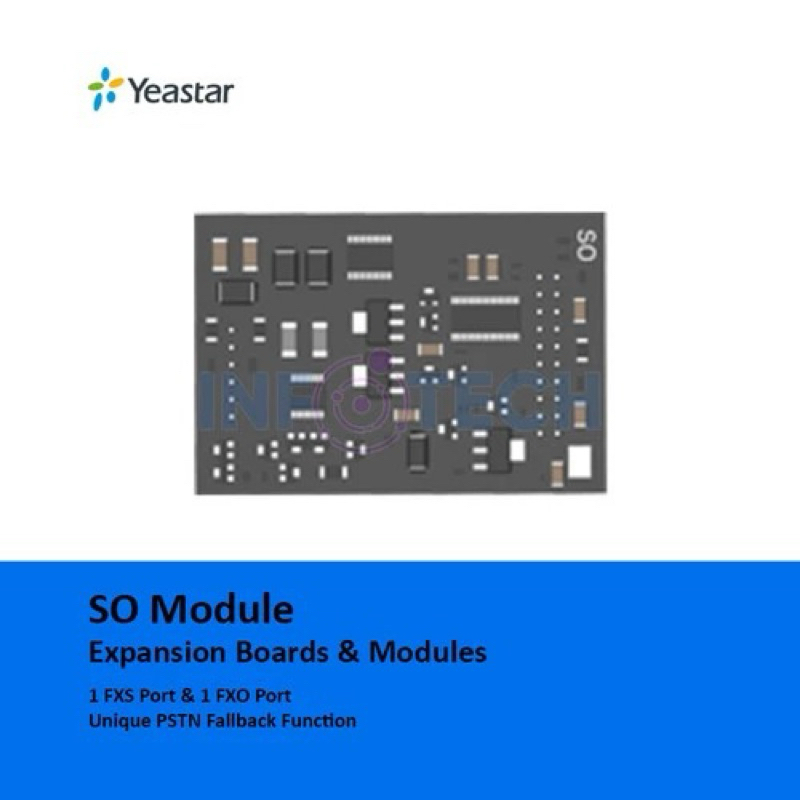 Yeastar S2 Module (2 FXS Ports) - Modul Yeastar SO Original - Yeastar SO Module Dual FXO dan FXS