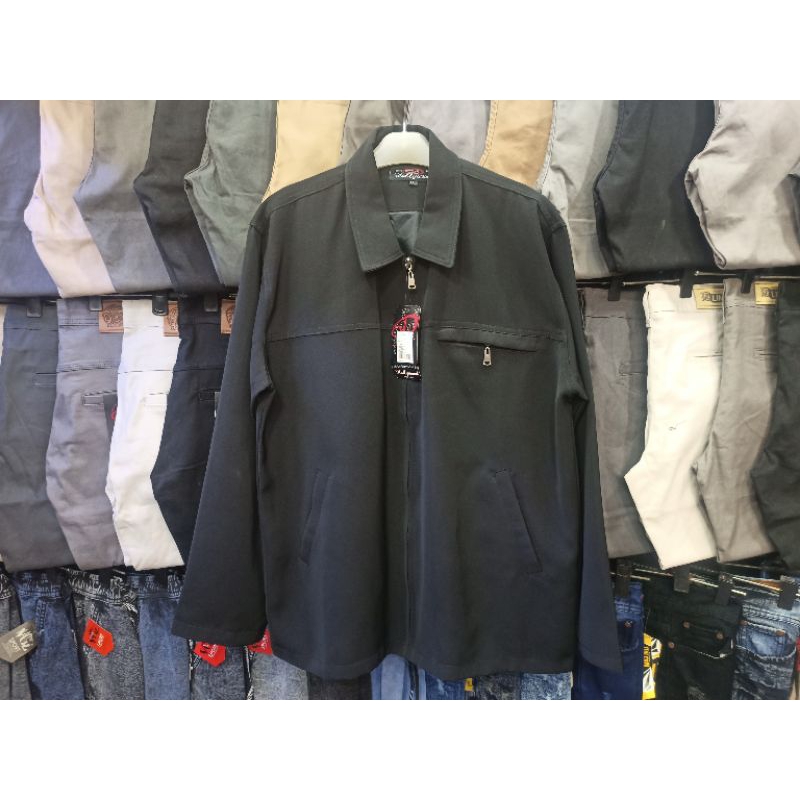 Jas Jaket Pria Kantor Jasket/Jaket Jas Kuliah Seragam / Jas Mahasiswa Guru Uniseks / Jas Hitam Pria 