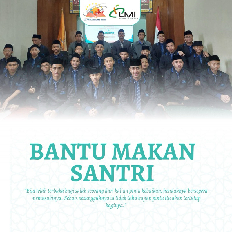 

Sedekah Makan Santri Penghafal Qur’an