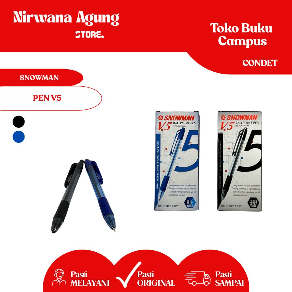 

[BOX]SNOWMAN - Pen / pulpen / pena / bolpoin SNOWMAN V5