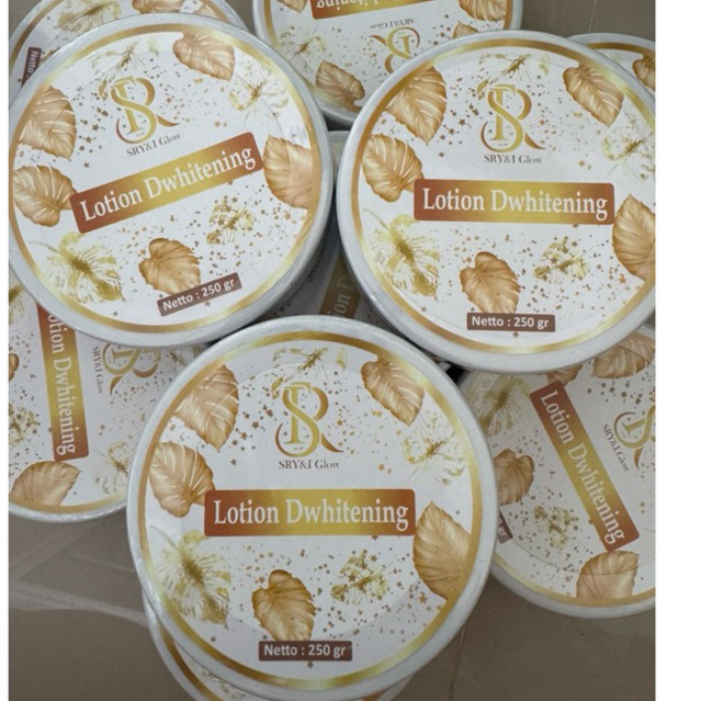 SR body lotion Dwhitening siang dw pemutih badan Dwitening 250 gr
