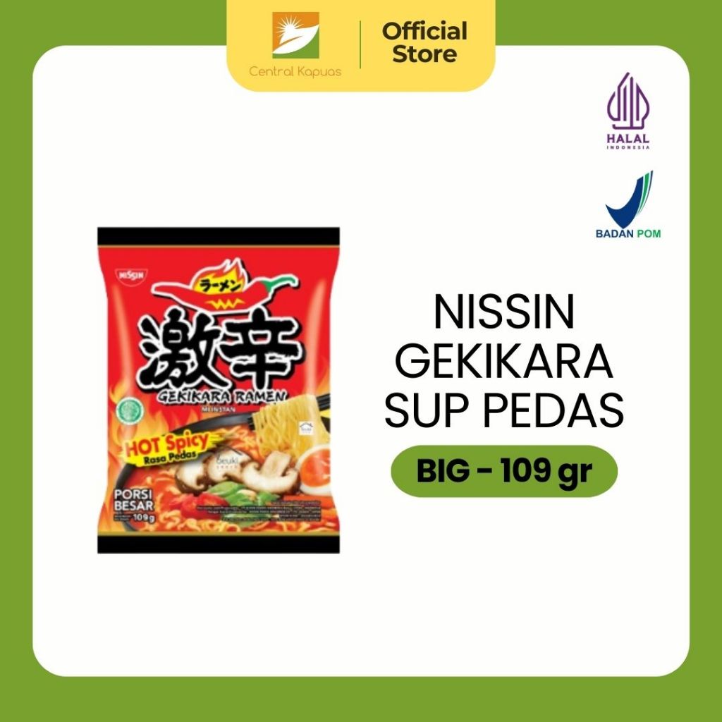 

NISSIN Gekikara Sup Pedas 109 Gr