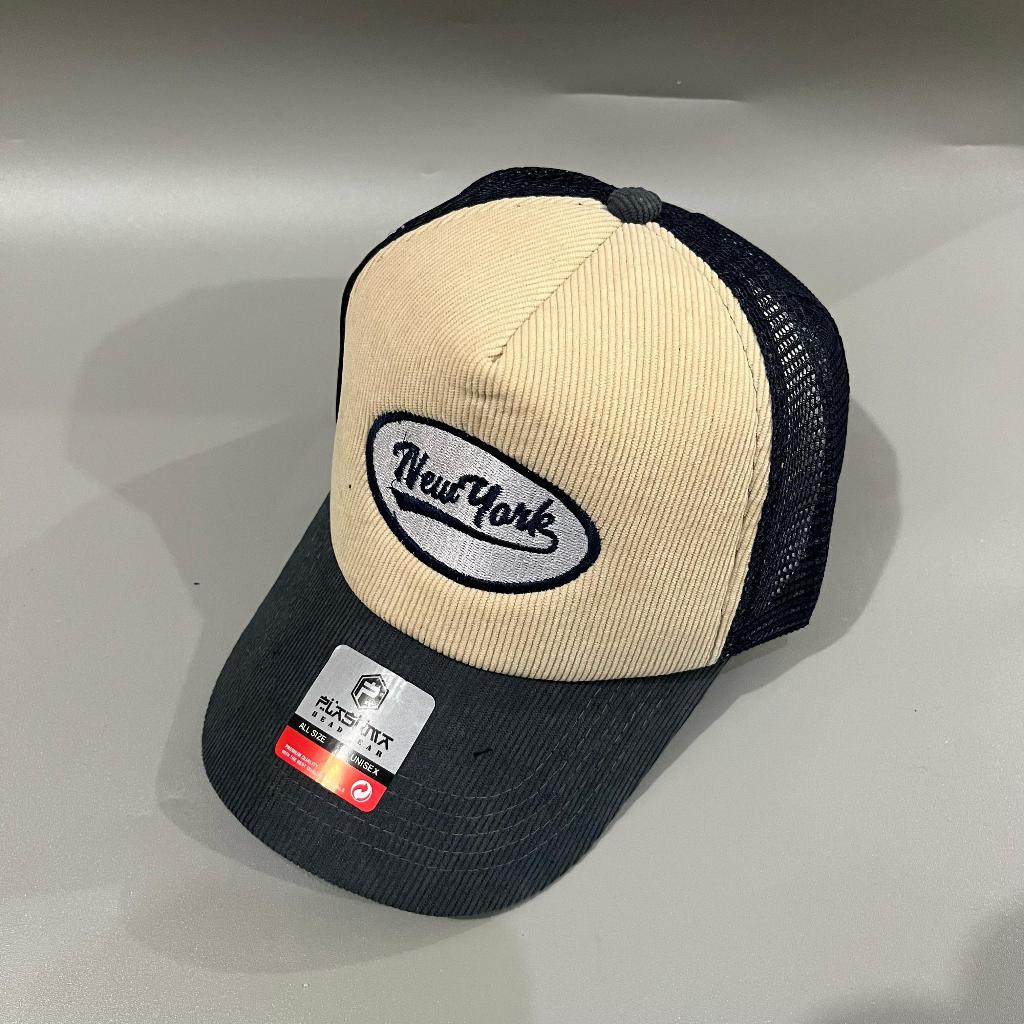 Wankbay Topi trucker Corduroy Authentic topi jaring priaWankbay Topi trucker Corduroy Authentic topi