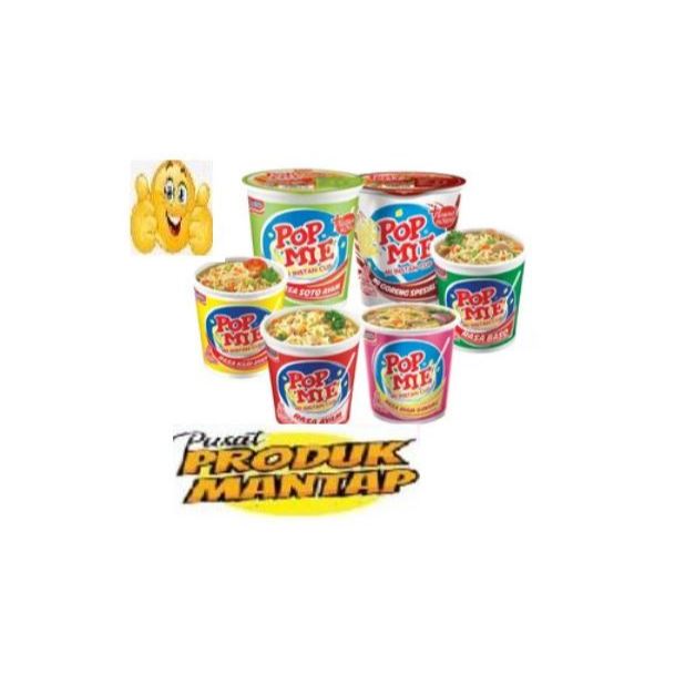 

Pop mie Besar / Pop Mie Ayam Kari Soto Bakso (1pc)