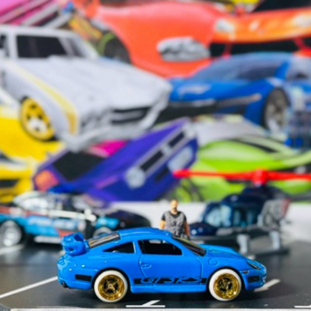 Ban Karet Porsche 911 Gt3 Cup Fast and Furious Wheels Hot Wheels Rivet Aman