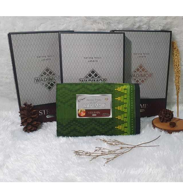 SARUNG TENUN WADIMOR STRIMIN PRIMER BERBAGAI MACAM MOTIF DAN WARNA SARUNG KAIN TENUN BERKUALITAS TIN