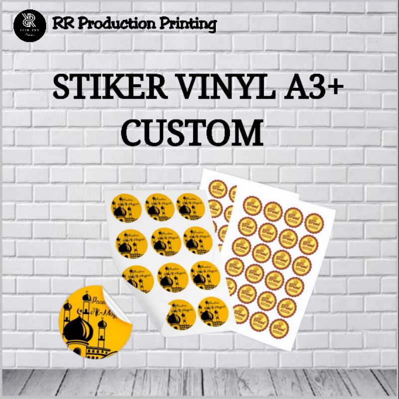 

Stiker/Stiker Custom/Stiker Vinyl/Stiker Label Kemasan/Stiker Label Makanan/Stiker Label Minuman