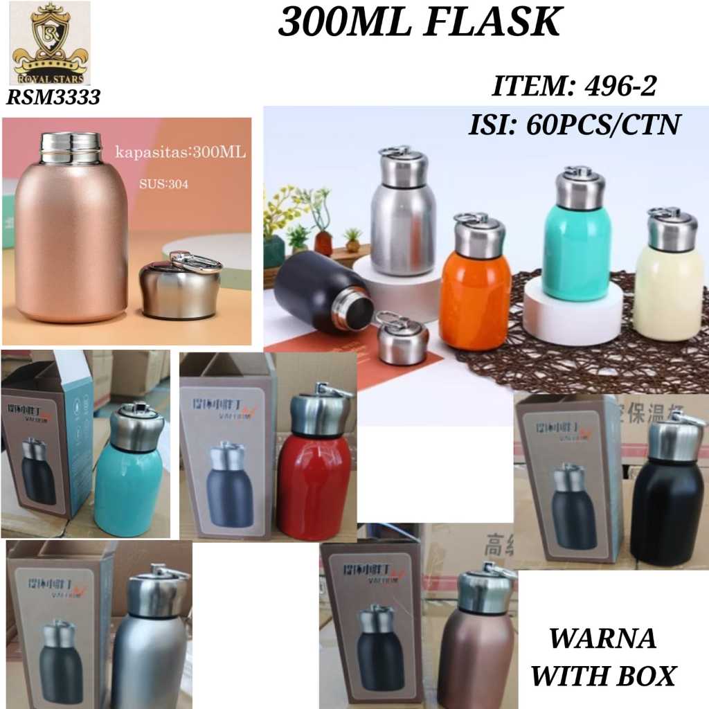 

thermos termos mini 300 ml double wall model lonceng sapi tahan panas dan dingin lama indihe ( kualitasnya sesuai harga) cocoknya untuk promosi